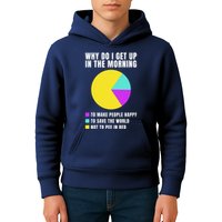 Why Do I Get Up In The Morning Funny I Have To Pee Kids Hoodie