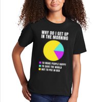 Why Do I Get Up In The Morning Funny I Have To Pee Kids T-Shirt