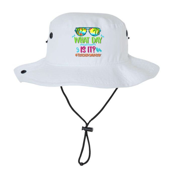 What Day Is It Teacher On Break Summer Vibes Funny Teacher Bucket Hat