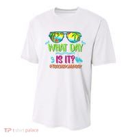 What Day Is It Teacher On Break Summer Vibes Funny Teacher Youth Performance Sprint T-Shirt