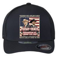 We Did It The Outlaw And The Hillbilly Trump Vance Victory Flexfit Unipanel Trucker Cap