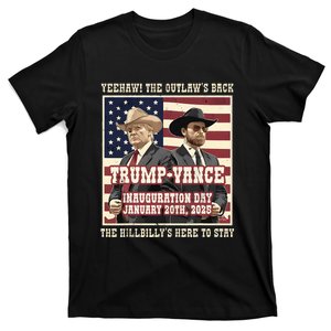 We Did It The Outlaw And The Hillbilly Trump Vance Victory T-Shirt