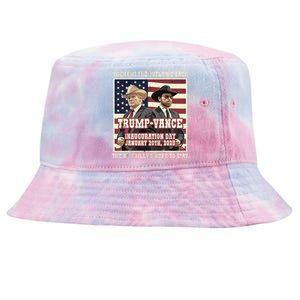 We Did It The Outlaw And The Hillbilly Trump Vance Victory Tie-Dyed Bucket Hat