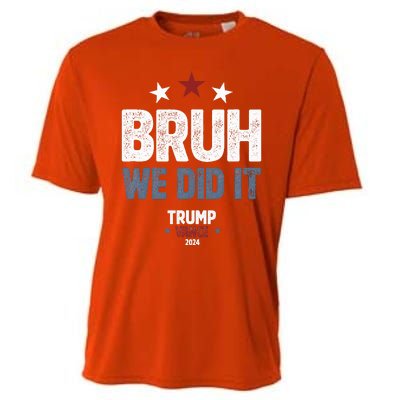 We Did It We Won Trump Vance Cooling Performance Crew T-Shirt