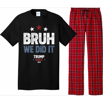 We Did It We Won Trump Vance Pajama Set