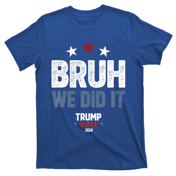 We Did It We Won Trump Vance T-Shirt