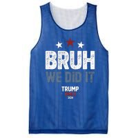 We Did It We Won Trump Vance Mesh Reversible Basketball Jersey Tank