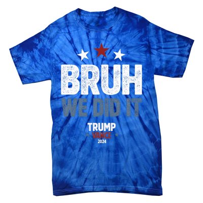 We Did It We Won Trump Vance Tie-Dye T-Shirt