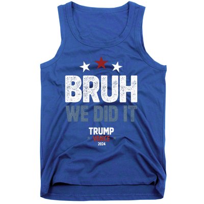 We Did It We Won Trump Vance Tank Top