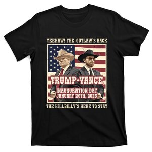 We Did It The Outlaw And The Hillbilly Trump Vance Victory T-Shirt