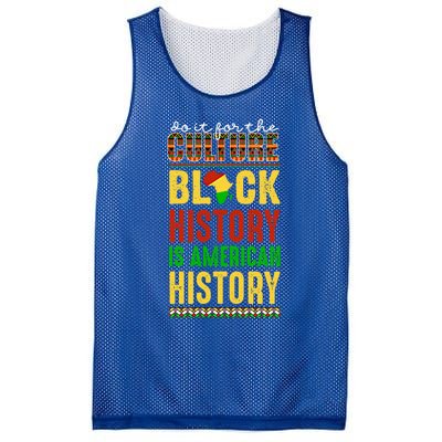 We Do It For Culture Black Ack History Is American History Funny Gift Mesh Reversible Basketball Jersey Tank