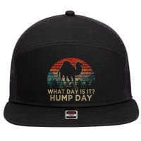 What Day Is It Hump Day 7 Panel Mesh Trucker Snapback Hat