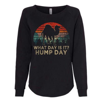 What Day Is It Hump Day Womens California Wash Sweatshirt