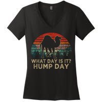 What Day Is It Hump Day Women's V-Neck T-Shirt