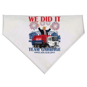 We Did It Team Garbage Trump 2025 Happy New Year Patriotic USA-Made Doggie Bandana