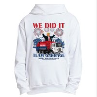 We Did It Team Garbage Trump 2025 Happy New Year Patriotic Urban Pullover Hoodie