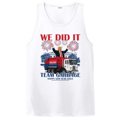 We Did It Team Garbage Trump 2025 Happy New Year Patriotic PosiCharge Competitor Tank