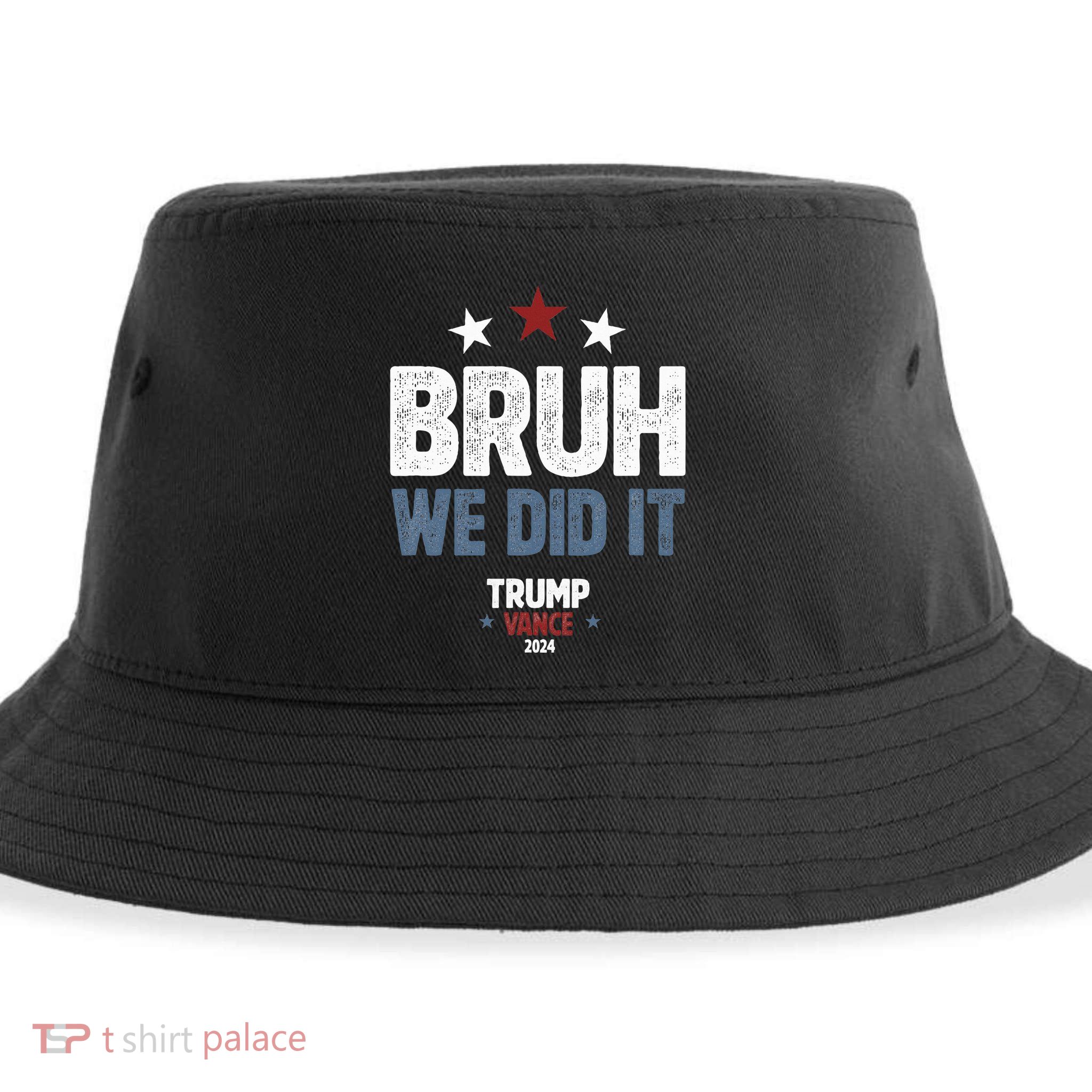 We Did It We Won Trump Vance Sustainable Bucket Hat