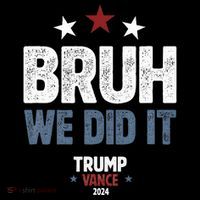 We Did It We Won Trump Vance Women's V-Neck T-Shirt