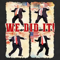 We Did It Trump Dancing Trump Inauguration Day 2025 47th Cool Comfort Performance Bucket Hat