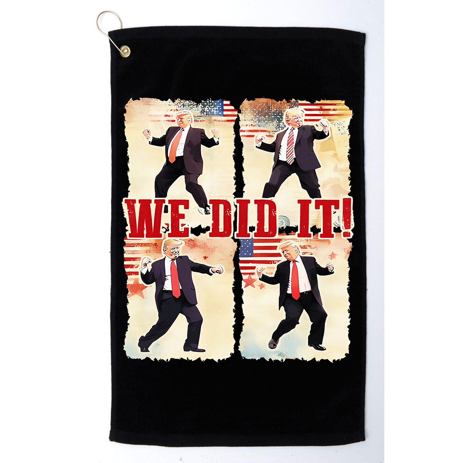 We Did It Trump Dancing Trump Inauguration Day 2025 47th Golf Towel