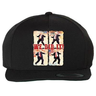 We Did It Trump Dancing Trump Inauguration Day 2025 47th Wool Snapback Cap