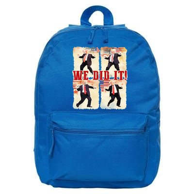 We Did It Trump Dancing Trump Inauguration Day 2025 47th 16 in Basic Backpack