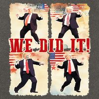 We Did It Trump Dancing Trump Inauguration Day 2025 47th Cotton Canvas Backpack