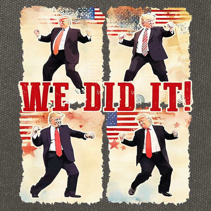 We Did It Trump Dancing Trump Inauguration Day 2025 47th Cotton Canvas Backpack