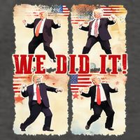 We Did It Trump Dancing Trump Inauguration Day 2025 47th Vector Backpack