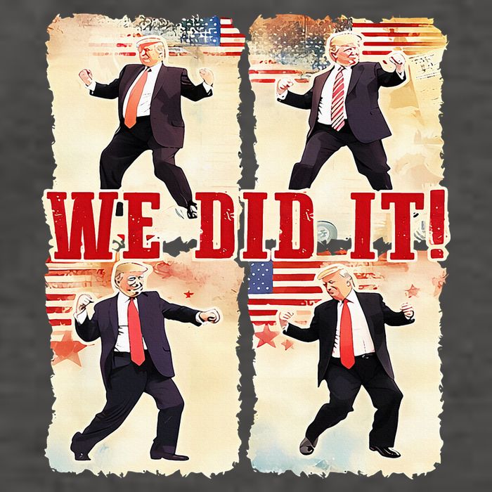 We Did It Trump Dancing Trump Inauguration Day 2025 47th Vector Backpack
