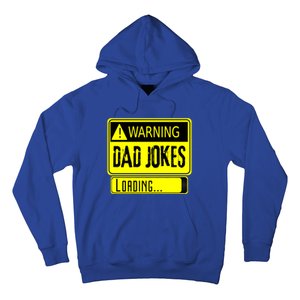 Warning Dad Jokes Loading Funny Dad Gift Hoodie