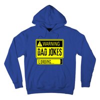 Warning Dad Jokes Loading Funny Dad Gift Hoodie