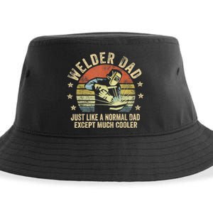 Welder Dad Just Like A Normal Dad Except Much Cooler Welding Sustainable Bucket Hat