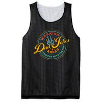 Warning Dad Jokes Ahead Proceed With Caution Mesh Reversible Basketball Jersey Tank