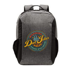 Warning Dad Jokes Ahead Proceed With Caution Vector Backpack