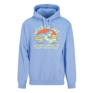 Welder Dad Just Like A Normal Dad Except Much Cooler Welding Unisex Surf Hoodie