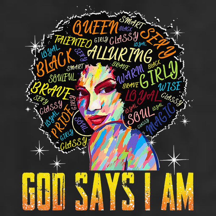 Wo Distressed Juneteenth Black History Awesome God Says I Am Adult Drive Performance Visor