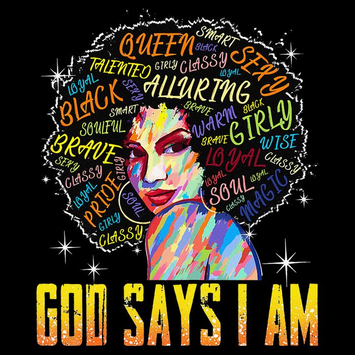 Wo Distressed Juneteenth Black History Awesome God Says I Am Bucket Hat