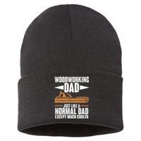 Woodworking Dad Just Like A Normal Dad Except Much Cooler Sustainable Knit Beanie