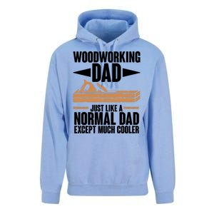 Woodworking Dad Just Like A Normal Dad Except Much Cooler Unisex Surf Hoodie