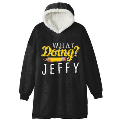 What Doing Jeffy Hooded Wearable Blanket