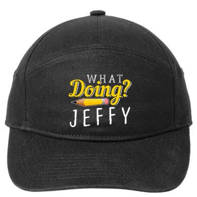What Doing Jeffy 7-Panel Snapback Hat