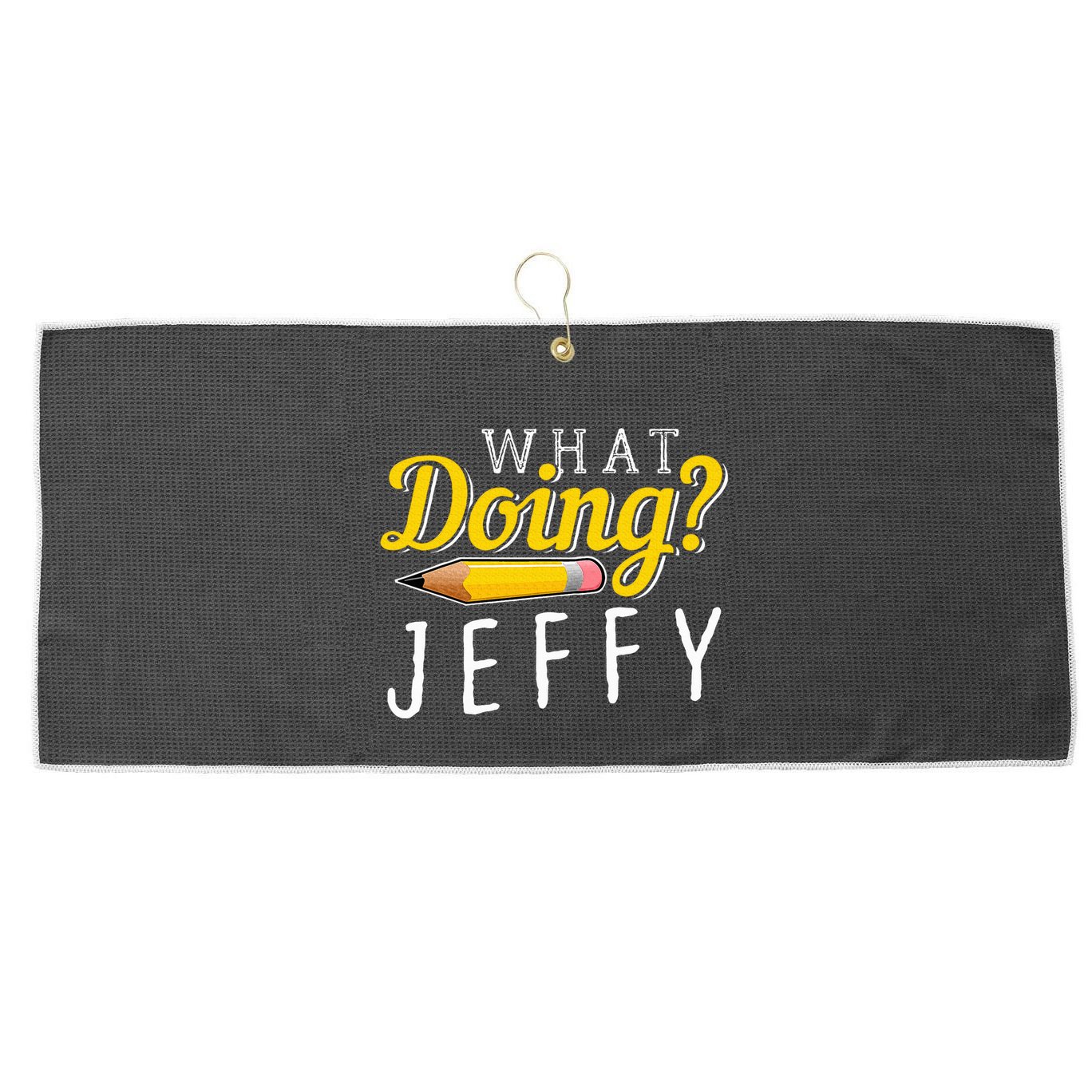 What Doing Jeffy Large Microfiber Waffle Golf Towel