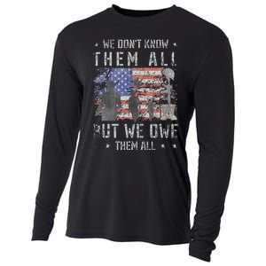 We Dont Know Them All But We Owe Them All Veterans Day Cooling Performance Long Sleeve Crew