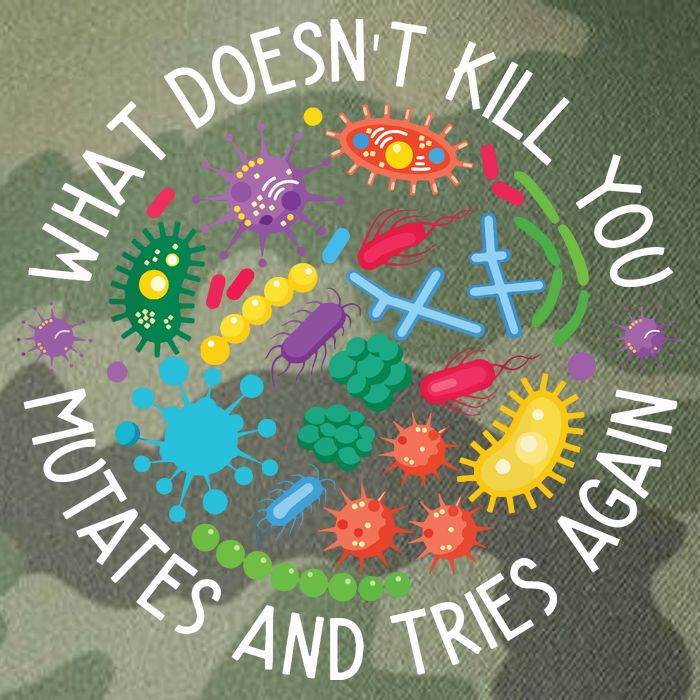 What Doesnt Kill You Mutates And Tries Again Funny Biology Legacy Tie Dye Trucker Hat