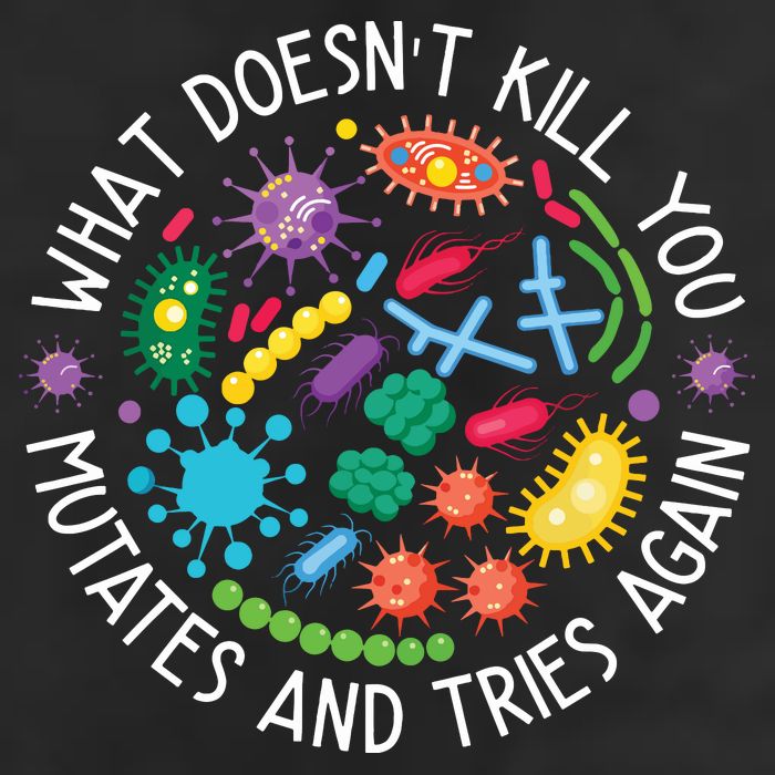 What Doesnt Kill You Mutates And Tries Again Funny Biology Cool Comfort Performance Bucket Hat