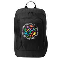 What Doesnt Kill You Mutates And Tries Again Funny Biology City Backpack