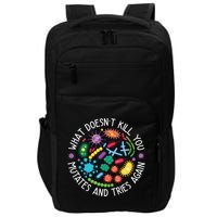 What Doesnt Kill You Mutates And Tries Again Funny Biology Impact Tech Backpack