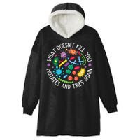 What Doesnt Kill You Mutates And Tries Again Funny Biology Hooded Wearable Blanket